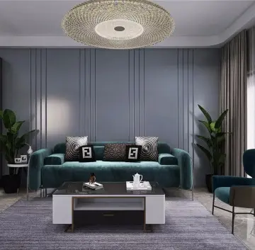 Luxury Crystal Design Transparency Led Ceiling Lights YW-...