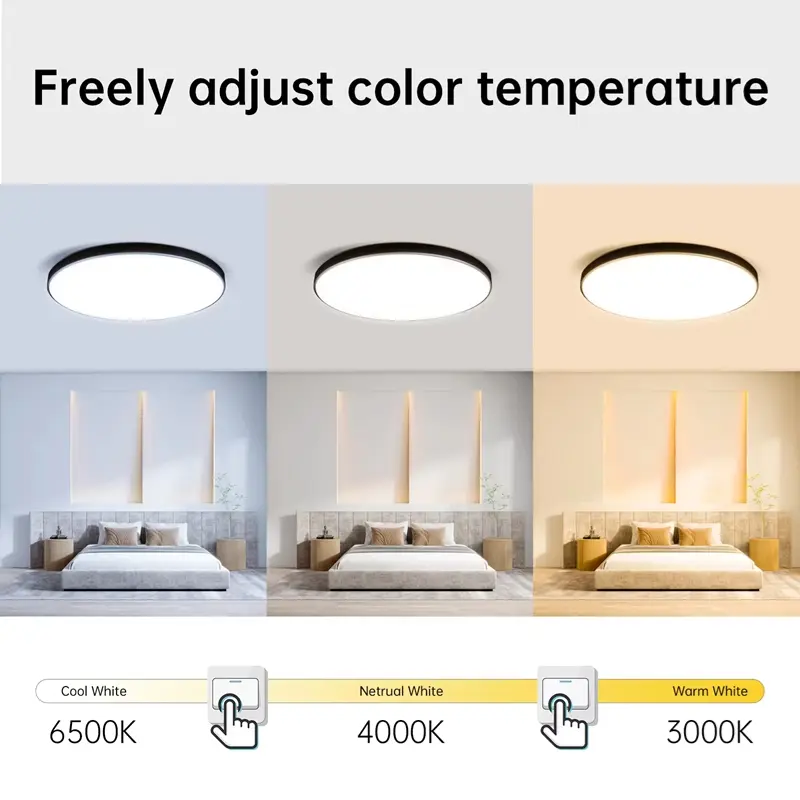 different color temperature