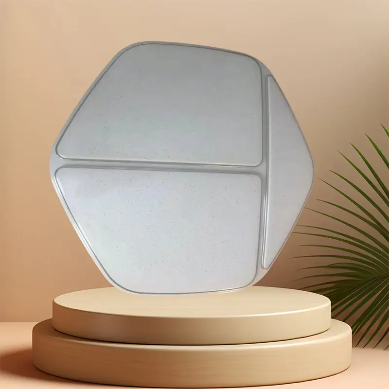 Geometric Hexagon Ceiling Light with Custom Controls YW-CLC092