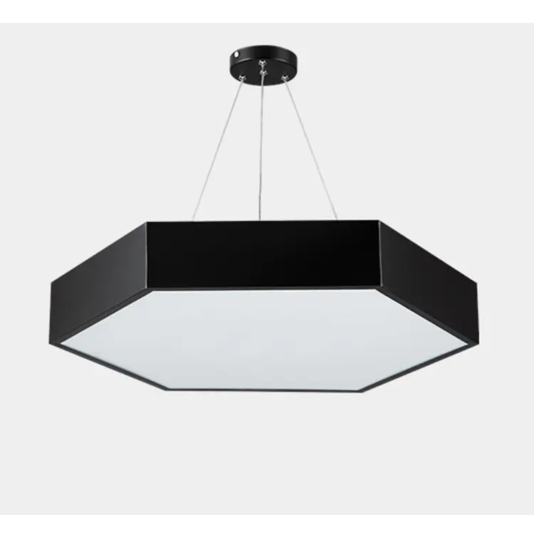 Hexagon Hanging Linear Light Fixture YW-YX-LS Restaurant Use