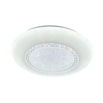 Minimalist Round White Crystal Ceiling Light YW-CLC067
