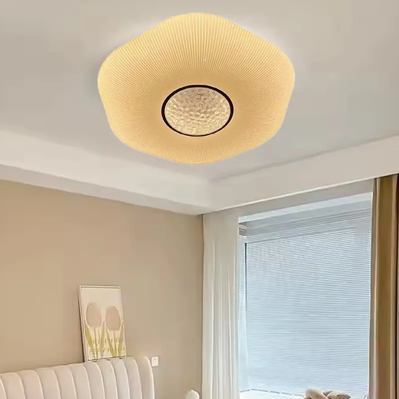 Hexagon Crystal Ceiling Light with Multi-Control Options ...