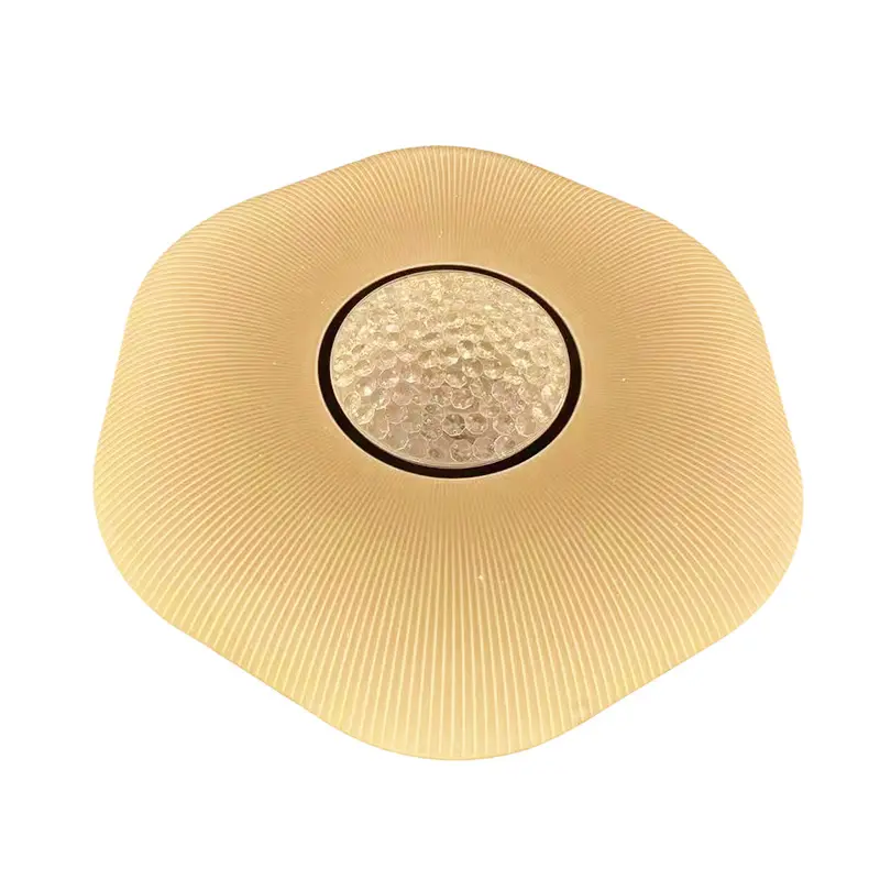 Hexagon Crystal Ceiling Light with Multi-Control Options ...