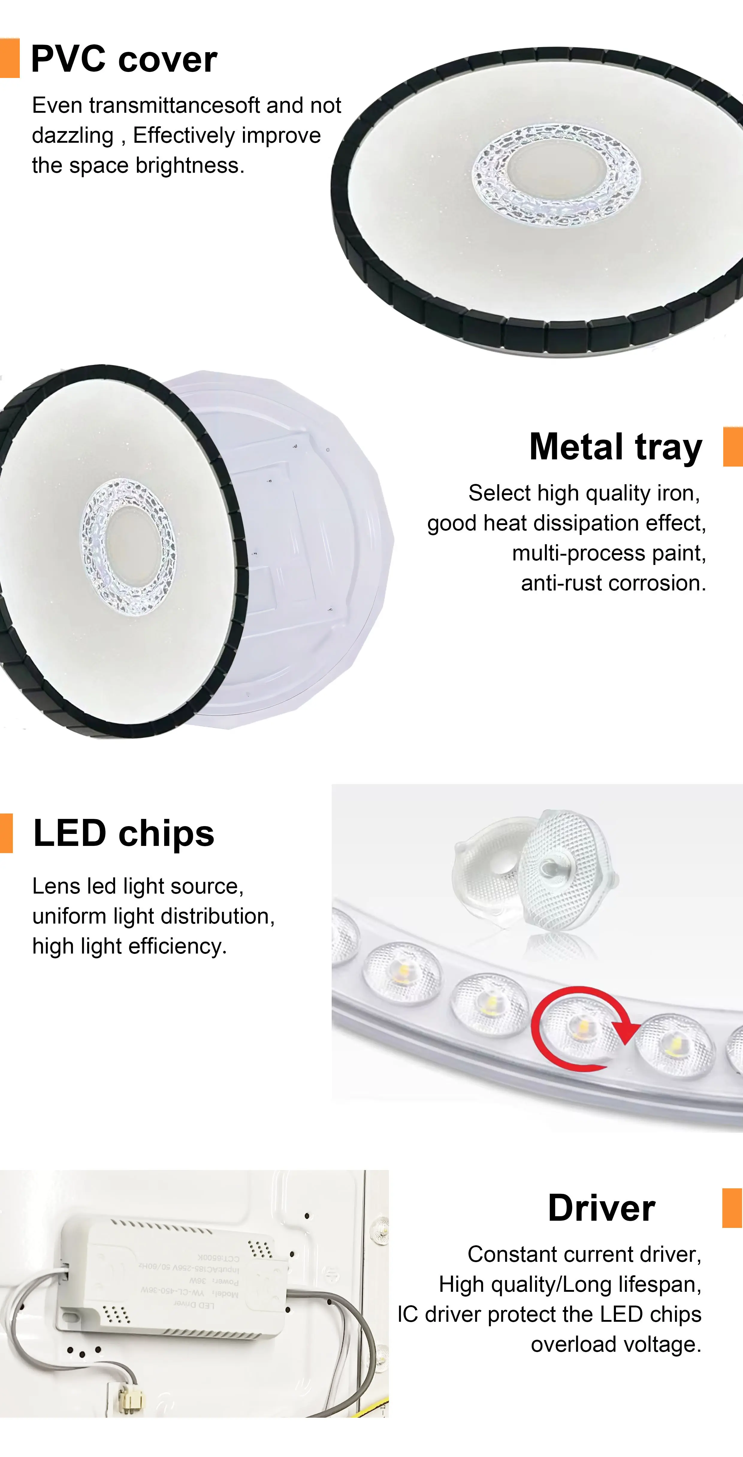 Ceiling lamp details