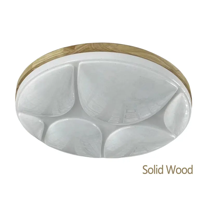 Modern Wood Frame Ceiling Lighting Fixture YW-CLB016