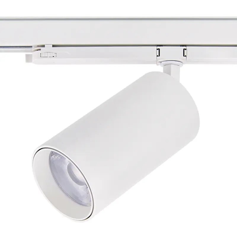 White Track Light Multi-Wattage Adjustable & Anti-Glare Y...