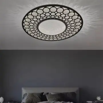 Mysterious Black Decoration Elegant Style LED Ceiling Lig...